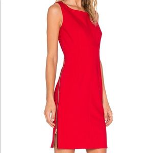 Milly Red Zipper Dress